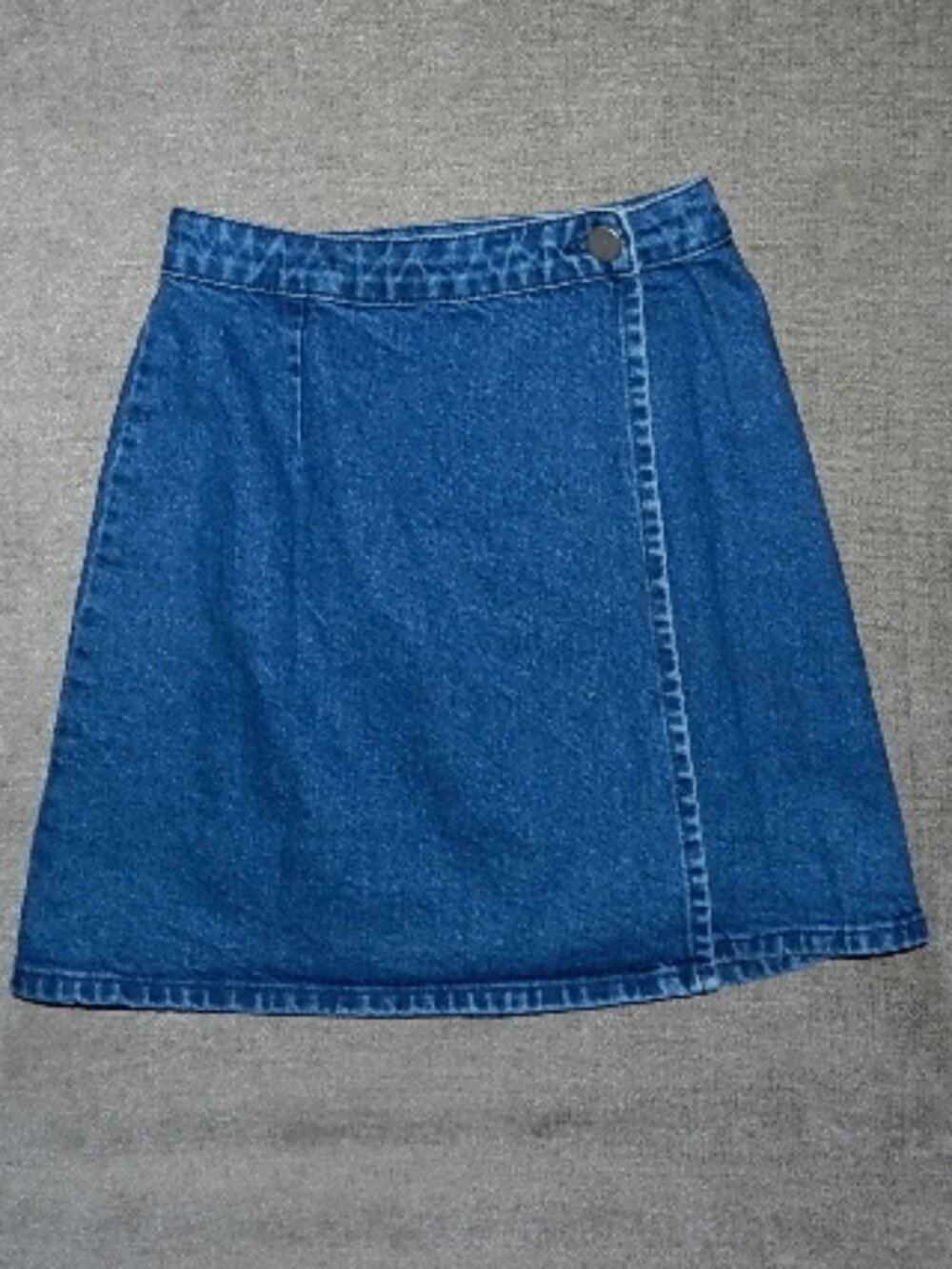 asos Denim Jean Mini Wrap Skirt Size US 0 UK 4